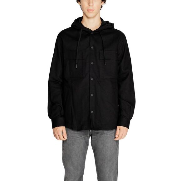 Antony Morato Black Cotton Shell Men's Jacket